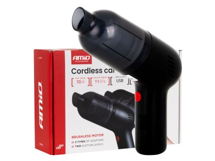 Vysávač do auta akumulátorový bezkartáčový 70w 11kpa usb-c vc-08 hepa amio-04416
