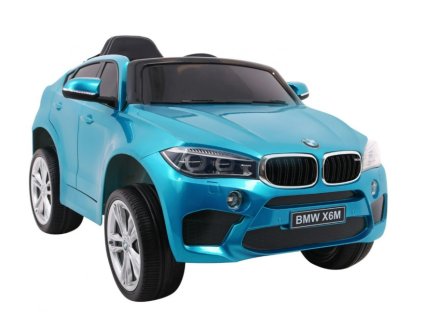 Elektrické autíčko BMW X6 - lakované – modré