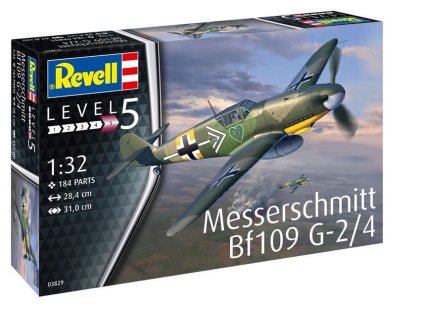 Plastikový model lietadla Messerschmitt Bf 109g-2/4 v mierke 1/32.