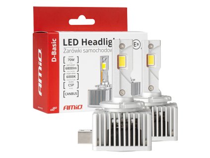 LED autožiarovky série d-basic d3s/d8s/d3r 6000k canbus amio-03628