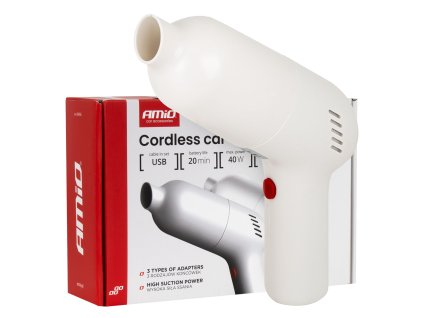 Bezdrôtový vysávač do auta 40 W 4,5 kPa USB-C VC-07 HEPA Amio-04415