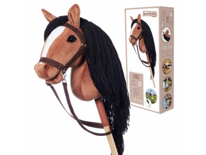 Hobby kôň hoppihorse a3 hnedák - tmavohnedý, hnedá srsť