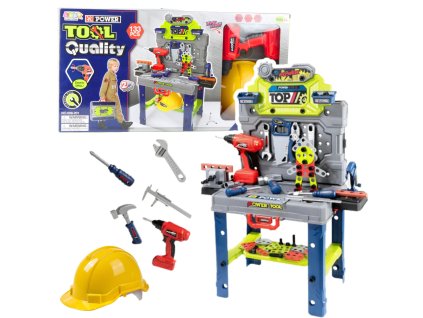 Sada náradia pre kutilov 2 v 1, kufor, skrutkovač, prilba, 133 dielov.