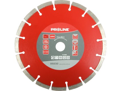 Diamantový laserový kotúč (univerzálny) 230*2,5*7,1*22,2 prolín