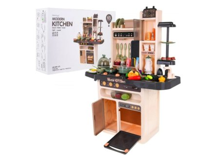 Veľká kuchynka s príslušenstvom krémová