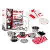 Kuchynské príslušenstvo pre malého kuchára so zásterou
