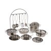 Sada kovových hrncov + príslušenstvo 23 kusov
