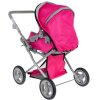 Ružový kočík 2v1