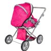Ružový kočík 2v1