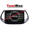 Jeep Compass 2017 Android 14 autorádio s WIFI, GPS, USB, BT (HW výbava QLED 8 Core 8GB+256GB HIGH - iba displej A,C)