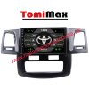 Toyota Hilux Android 14 autorádio s WIFI, GPS, USB, BT (HW výbava QLED 8 Core 8GB+256GB HIGH - iba displej A,C)