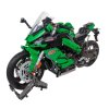 Stavebnica športová motorka 2304 ks. – zelená