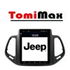 Jeep Compass 2017-2018 TESLA style Android 14 autorádio s WIFI, GPS, USB, BT (HW výbava 8 Core 6GB+128GB  HIGH)