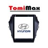 Hyundai Santa Fe TESLA style Android 14 autorádio s WIFI, GPS, USB, BT (HW výbava 8 Core 6GB+128GB  HIGH)