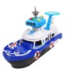 Interaktívna policajná loď 2v1 s úložným priestorom a svetlami a zvukmi