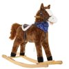 Hojdací kôň so zvukovými efektmi hnedý