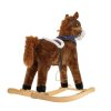 Hojdací kôň so zvukovými efektmi hnedý