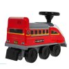 Detské odrážadlo vláčik 2v1 – parkovisko pre hasičské autá