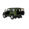 Auto R/C Land Rover Defender 1:14 Rastar – Zelené