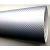 Karbónová fólia strieborná 3D (air free bubbles) (Rozmer fólie 10m)