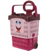 Detský Nákupný Košík 2v1 + potraviny, červený