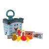 Detský Nákupný Košík 2v1 + potraviny, modrý