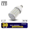 zarowka e27 led corn 30w metalowa 3000k ciepla e27 30w 3000k al corn fs i1022