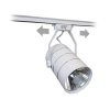 lampa sklepowa led reflektor szynowy jednofazowy bialy metalowy 30w 2550 lm swiatlo cieple 3000k inoxx tl wh met 30w i921 a1