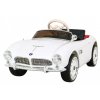 BMW 507 Retro elektrické auto pre deti Biely roadster