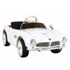 BMW 507 Retro elektrické auto pre deti Biely roadster