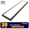 panel led sufitowy 120x30 60w lampa slim kaseton 3000k cieply ramka natynkowa czarna inoxx pan60w120 30 3000k fs in i1251