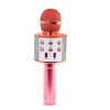 Bezdrôtový karaoke mikrofón zlato ružový