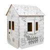 Kartónový domček na maľovanie verzia B