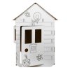 Kartónový domček na maľovanie verzia B