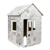 Kartónový domček na maľovanie verzia B