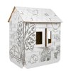 Kartónový domček na maľovanie verzia A