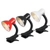 44-148# Stolová lampa lb-08 s klipom červená