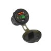 75-699# Zostava nabíjačky do auta USB+USB-C M18A voltmeter