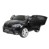 BMW X6M XXL pre 2 deti Čierne SUV + Diaľkové ovládanie + Ekokoža