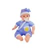 Bábika 45 cm Modré oblečenie
