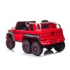 Elektrické autíčko Mercedes Benz G63 6X6 červené