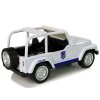 Terénne vozidlo, policajné auto, biele