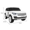 Range Rover HSE 2-miestne detské auto biele SUV + diaľkové ovládanie