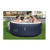 Bestway  Vírivka Lay-Z-Spa Miami Airjet Jacuzzi, pre 4 osoby, priemer 180cm, modrá