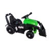ZP1001B Batériový traktor s lyžicou a klaksónom, zelený