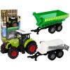 Sada traktora so strojmi, cisternový príves, LED zvuky
