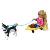 Detská bábika Anlily Korčuľovanie Pes Zimné športy