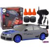 Diaľkovo ovládané športové auto 1:24 sivé s vymeniteľnými kolesami