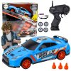 Diaľkovo ovládané športové auto R/C 1:24 modré vymeniteľné kolesá