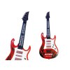 Elektrická gitara pre deti, svetelné melódie, červená